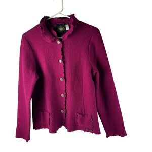 Hammerschmid cardigan 100% wool size GB 12